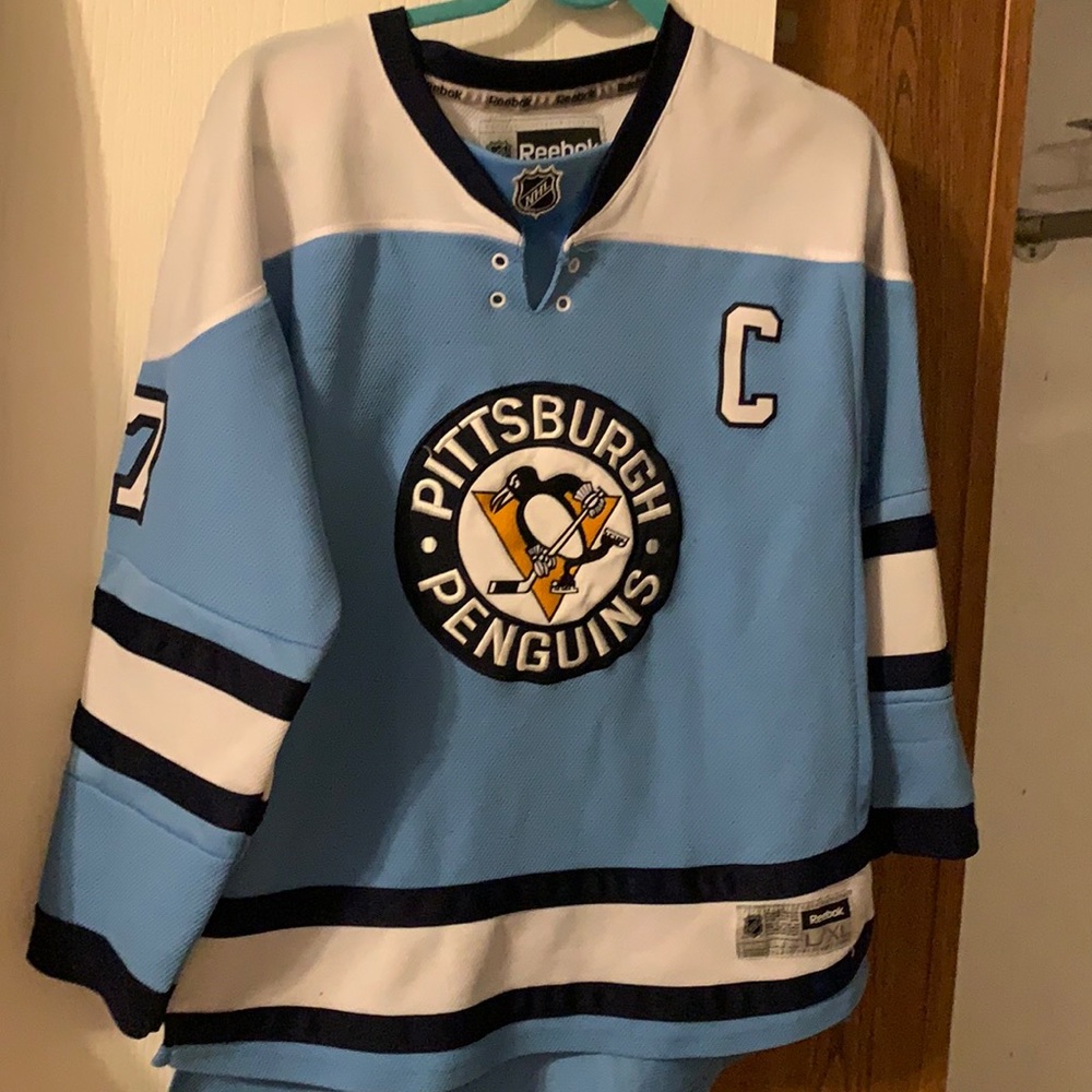Blue NHL Sydney Crosby Jersey #87